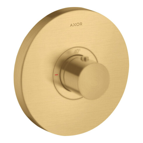 hansgrohe Fertigset ShowerSelect HF UP-Thermostat, rund, brushed gold optic