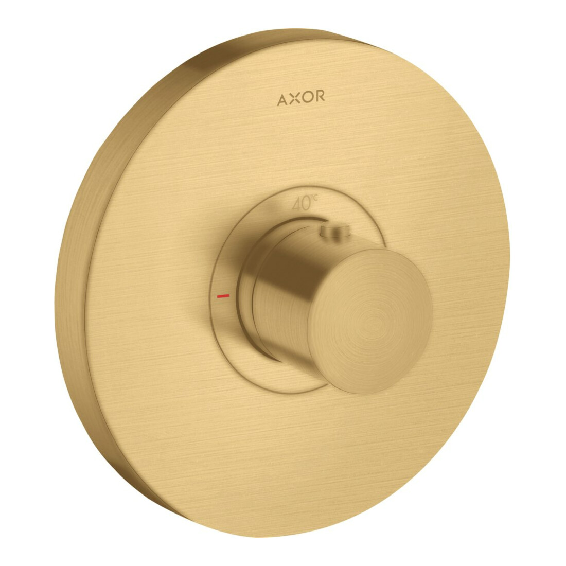 hansgrohe Fertigset ShowerSelect HF UP-Thermostat, rund, brushed gold optic