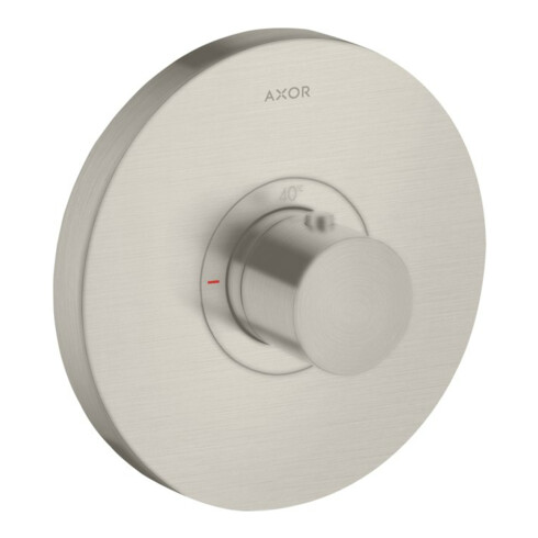 hansgrohe Fertigset ShowerSelect HF UP-Thermostat, rund, Edelstahl-Optik