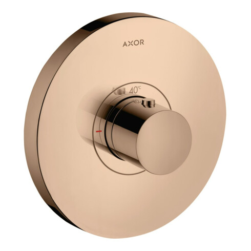 hansgrohe Fertigset ShowerSelect HF UP-Thermostat, rund, polished red gold