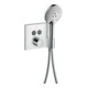 hansgrohe Fertigset ShowerSelect Square UP-THM, 2 Verb, ek, m WA + Hlt, chr-3