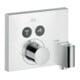 hansgrohe Fertigset ShowerSelect Square UP-THM, 2 voies, encastré, avec WA + poignée, chrome-1