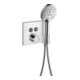 hansgrohe Fertigset ShowerSelect Square UP-THM, 2 voies, encastré, avec WA + poignée, chrome-3