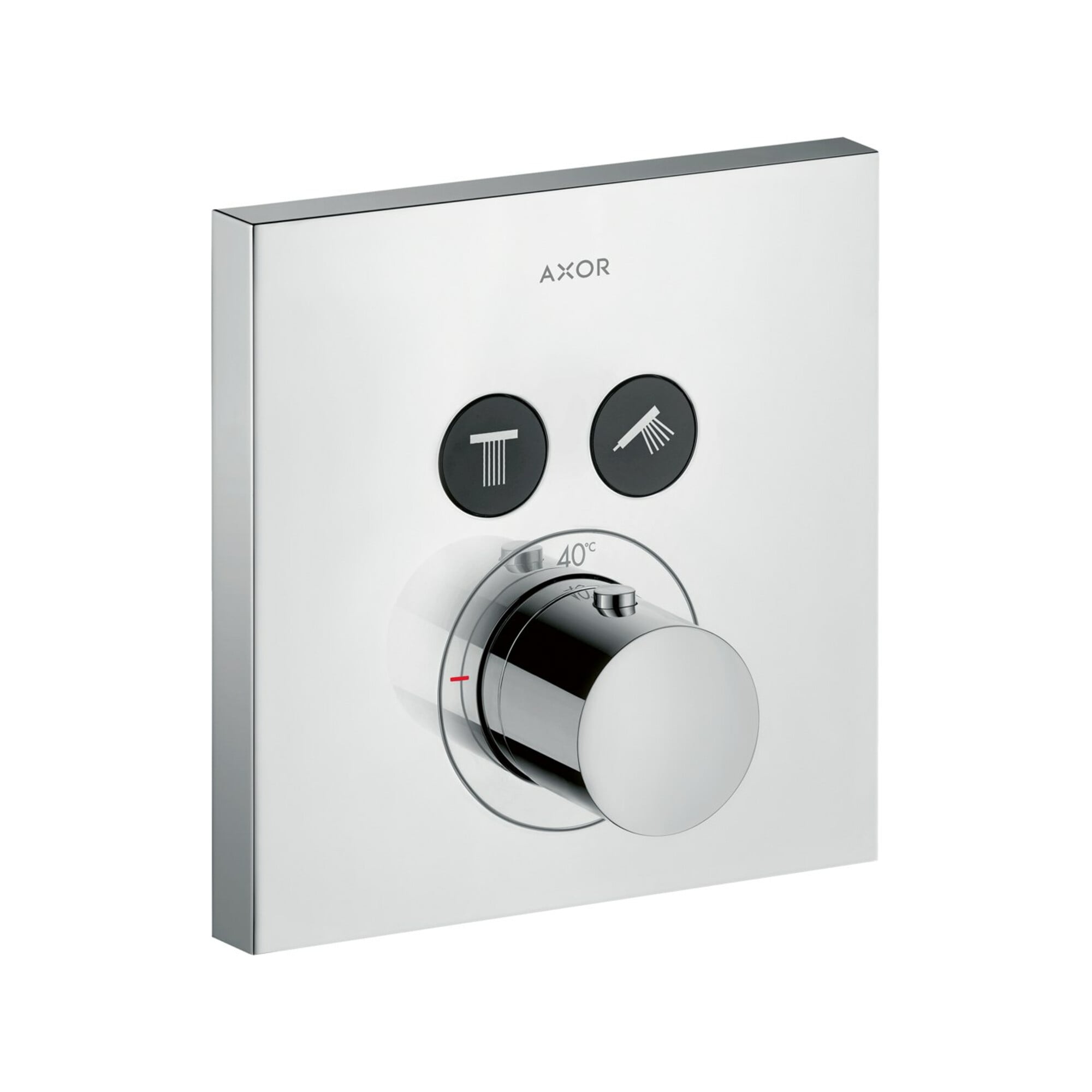 hansgrohe Fertigset ShowerSelect Square UP-THM, eckig, 2 Verbraucher, chrom