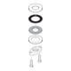 hansgrohe Fixation de tige complète-1