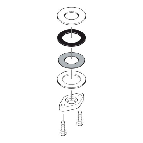 hansgrohe Fixation de tige complète