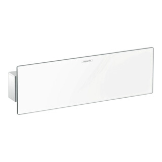 hansgrohe Fixfit Porter 300 m Raccord mural avec support de douche et tablette, blanc/chrome