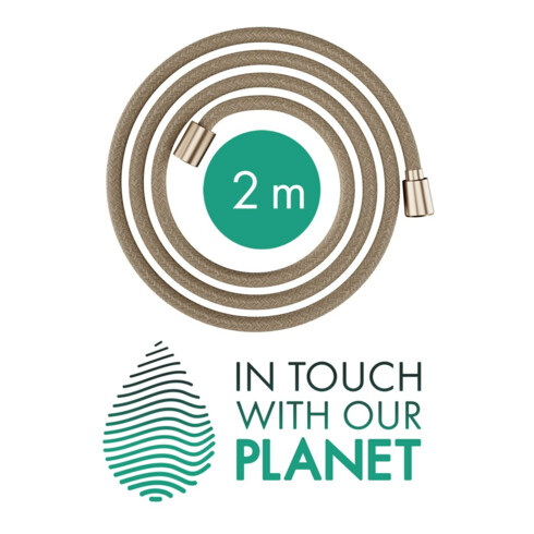 hansgrohe Flexible de douche Designflex 2000 mm, bronze brossé