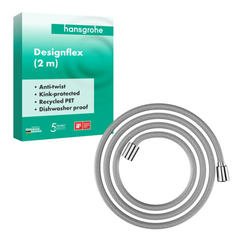hansgrohe Flexible de douche Designflex 2000 mm, chrome