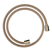 hansgrohe Flexible de douche textile 1250 mm, Mâle 1x conique, 1x cylindre, poli or rouge