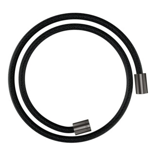 hansgrohe Flexible de douche textile 1250 mm, raccord mut. cyl. double, bleu brossé vc