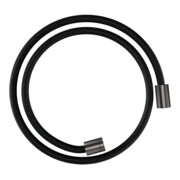 hansgrohe Flexible de douche textile 1250 mm, raccord mut. cyl. double, bleu brossé vc