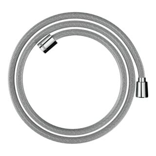 hansgrohe Flexible de douche textile 1600 mm, 1x mâle conique, 1x cylindre, chrome