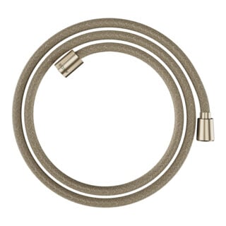 hansgrohe Flexible de douche textile 1600 mm, Mâle 1x cône, 1x cylindre, bronze brossé