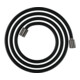 hansgrohe Flexible de douche textile 2000, raccord 1x mâle, 1x cylindre, bleu brossé vc-1