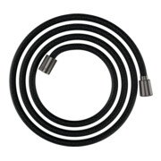 hansgrohe Flexible de douche textile 2000, raccord 1x mâle, 1x cylindre, bleu brossé vc