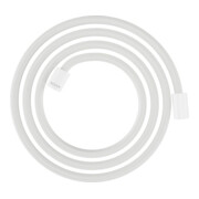 hansgrohe Flexible de douche textile 2000, raccord mut. cylindre double, blanc mat