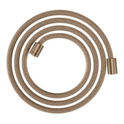 hansgrohe Flexible de douche textile 2000, raccords cylindriques mut. double, or rouge brossé