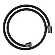 hansgrohe Flexible textile de douche 1250 mm, raccords cylindriques mut. double, chrome poli bleu