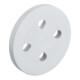 hansgrohe Fliesenausgleichsscheibe d 80mm, f Showerpipe, Kunststoff, chrom-1