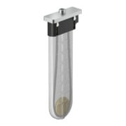 hansgrohe FM-Set Axor Citterio C soft chrome, boîte à tuyau, tuyau flexible, rosace