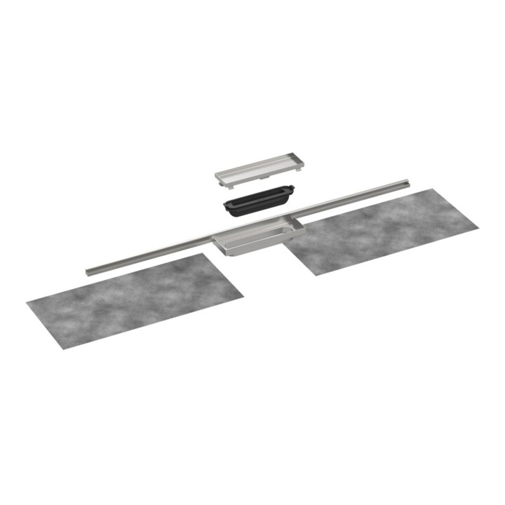 hansgrohe FM-Set RainDrainMinimalistic 700 mm, caniveau de douche, carrelable