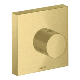 hansgrohe FMS Axor Starck Trio/Quat. Robinet encastré à bouton-poussoir/déviateur, laiton brossé