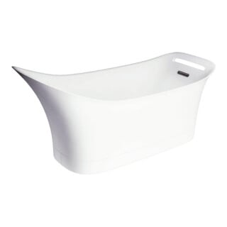 hansgrohe Freistehwanne Axor Urquiola 1800x600mm, a MG mit Gelcoat, weiß