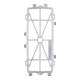 hansgrohe Gabarit Axor MyEdition 117 mm, pour plaque de support-1
