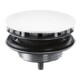 hansgrohe Garniture de vidage avec bouchon pour lavabo, blanc mat-1
