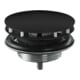 hansgrohe Garniture de vidage pour lavabo, fermeture, noir mat-1