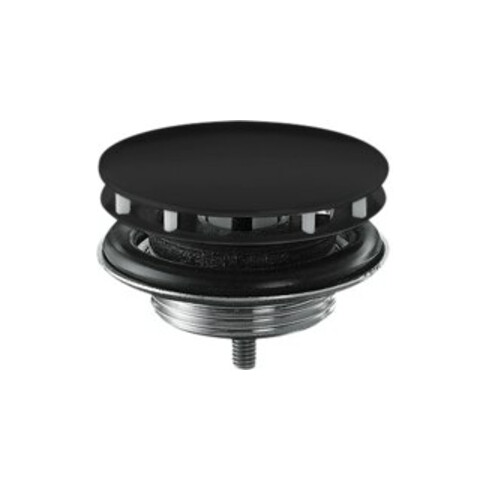 hansgrohe Garniture de vidage pour lavabo, fermeture, noir mat