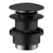 hansgrohe Garniture de vidage Push-op, pour lavabo et bidet, noir mat