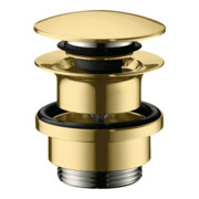 hansgrohe Garniture de vidage Push-op, pour lavabo et bidet, optique or poli