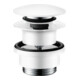 hansgrohe Garniture de vidage Push-op, pour mitigeur lavabo et bidet, blanc mat-1