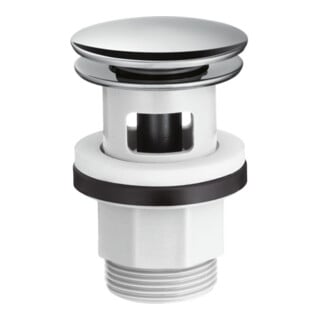 hansgrohe Garniture de vidage Push-op pour mitigeur lavabo et bidet, chrome