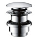 hansgrohe Garniture de vidage Push-Open pour mitigeurs lavabo et bidet, chrome-3
