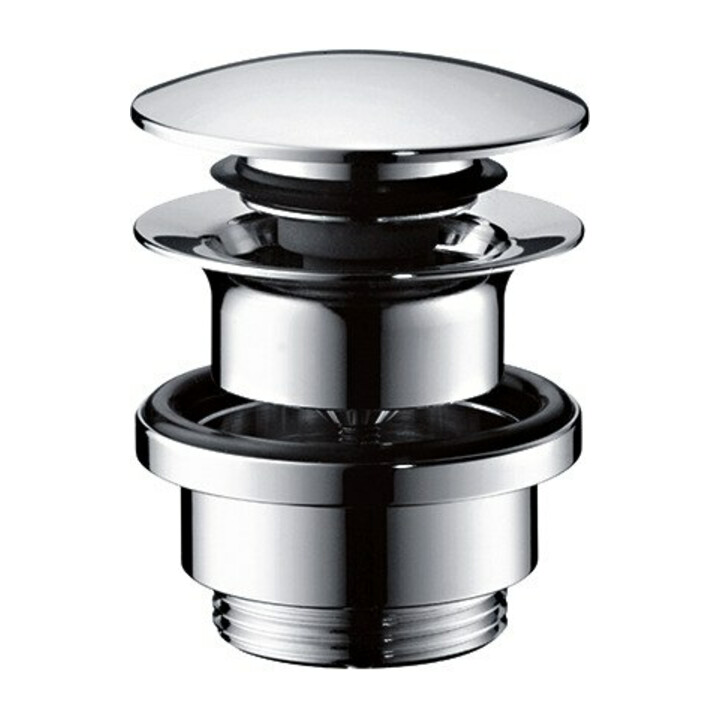 hansgrohe Garniture de vidage Push-Open pour mitigeurs lavabo et bidet, chrome