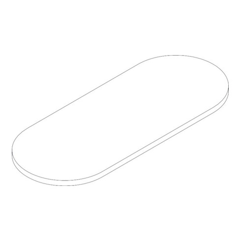 hansgrohe Glasablage Axor Logo 450 mm klar Glas, 450mm