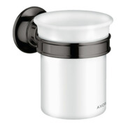 hansgrohe Gobelet à dents Axor Montreux Verre, Ha. Métal, fixation murale, bleu poli vc