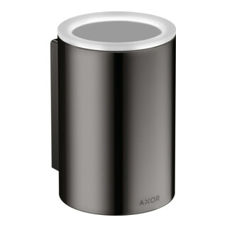 hansgrohe Gobelet à dents Axor Universal Circular Ø 76x114 mm, mural, chrome noir poli