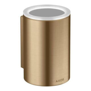 hansgrohe Gobelet à dents Axor Universal Circular d= 76x114mm, fixation murale, bronze brossé