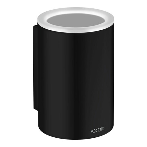 hansgrohe Gobelet à dents Axor Universal Circular d= 76x114mm, montage mural, noir mat