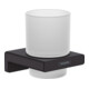 hansgrohe Gobelet AddStoris m en verre, fixation murale, métal, noir mat-1