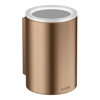 hansgrohe Gobelet Axor Universal Circular d 76x114mm, mural, or rouge brossé
