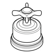 hansgrohe Griff Axor Montreux Quattro/Trio polished nickel