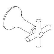 hansgrohe Griff Axor Terrano chrom