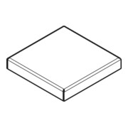 hansgrohe Grille pour RainDrain Point 150x150 noir mat-1