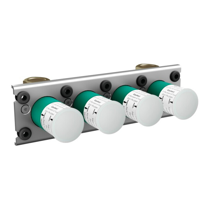 hansgrohe Grundkörper AP-/UP-Montage, 3 Verbraucher, Rp 1/2