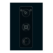 hansgrohe Grundkörper Axor Citterio E 2 Verbr., für UP-Thermostat 380x120mm-3